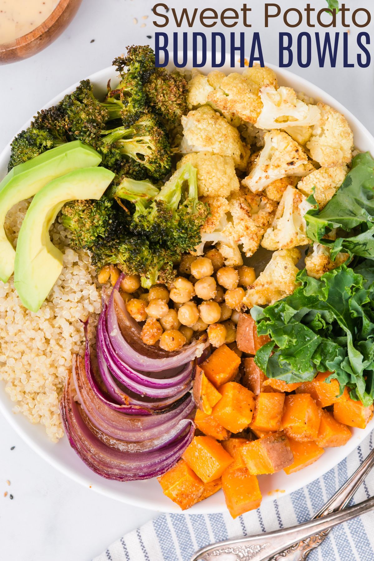 Sweet Potato Buddha Bowls Cupcakes & Kale Chips