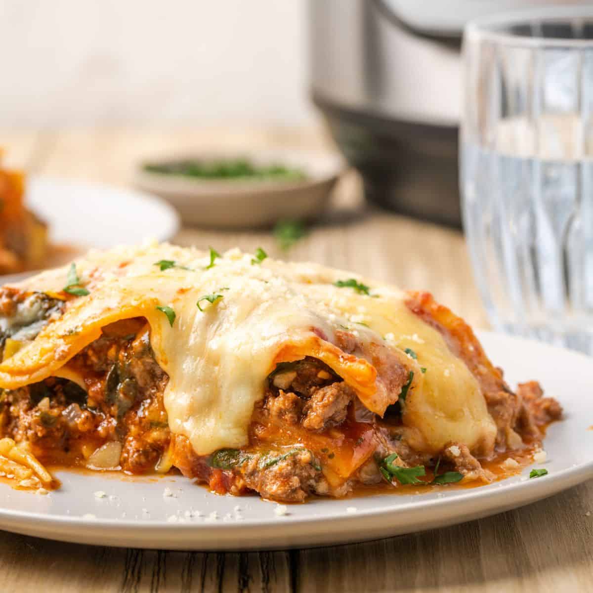 Instant Pot Lasagna - This Vivacious Life