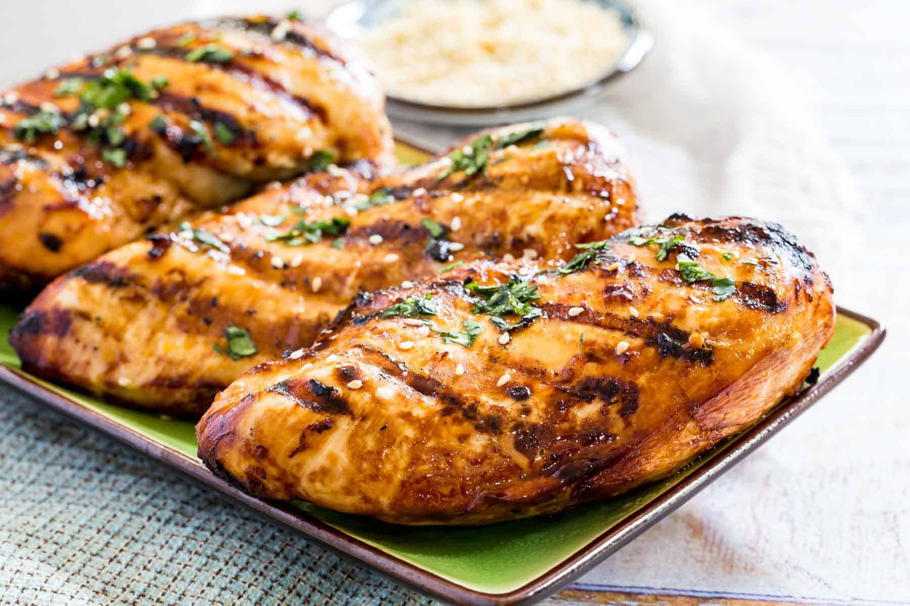 Sticky Asian Grilled Chicken 