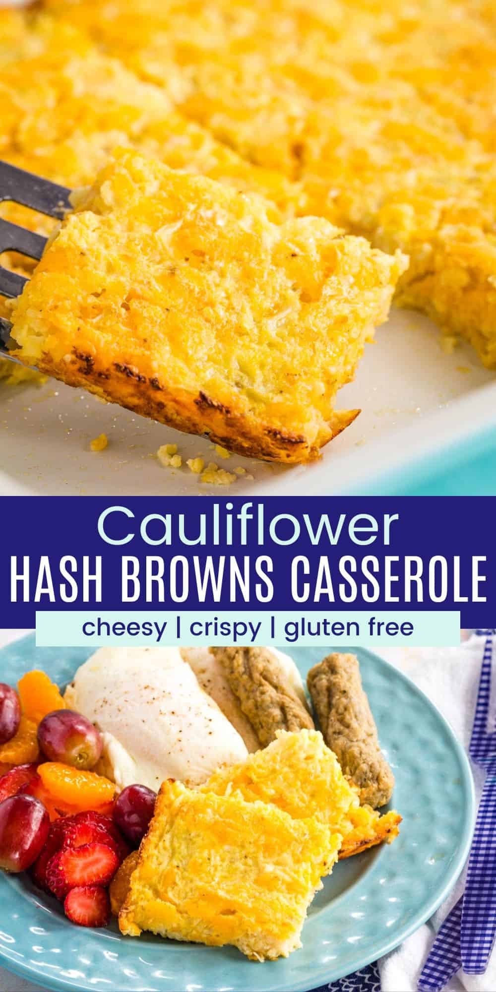 Cauliflower Hash Browns Casserole Cupcakes & Kale Chips