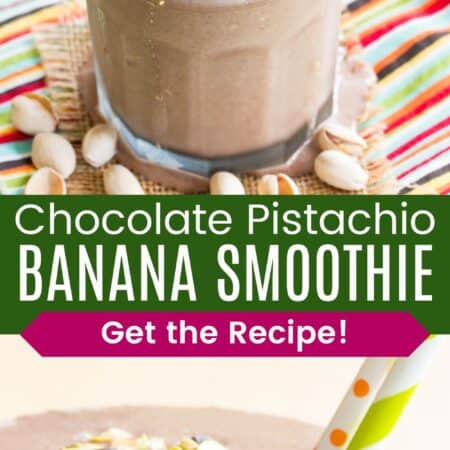 Banana Chocolate Pistachio Smoothie recipe