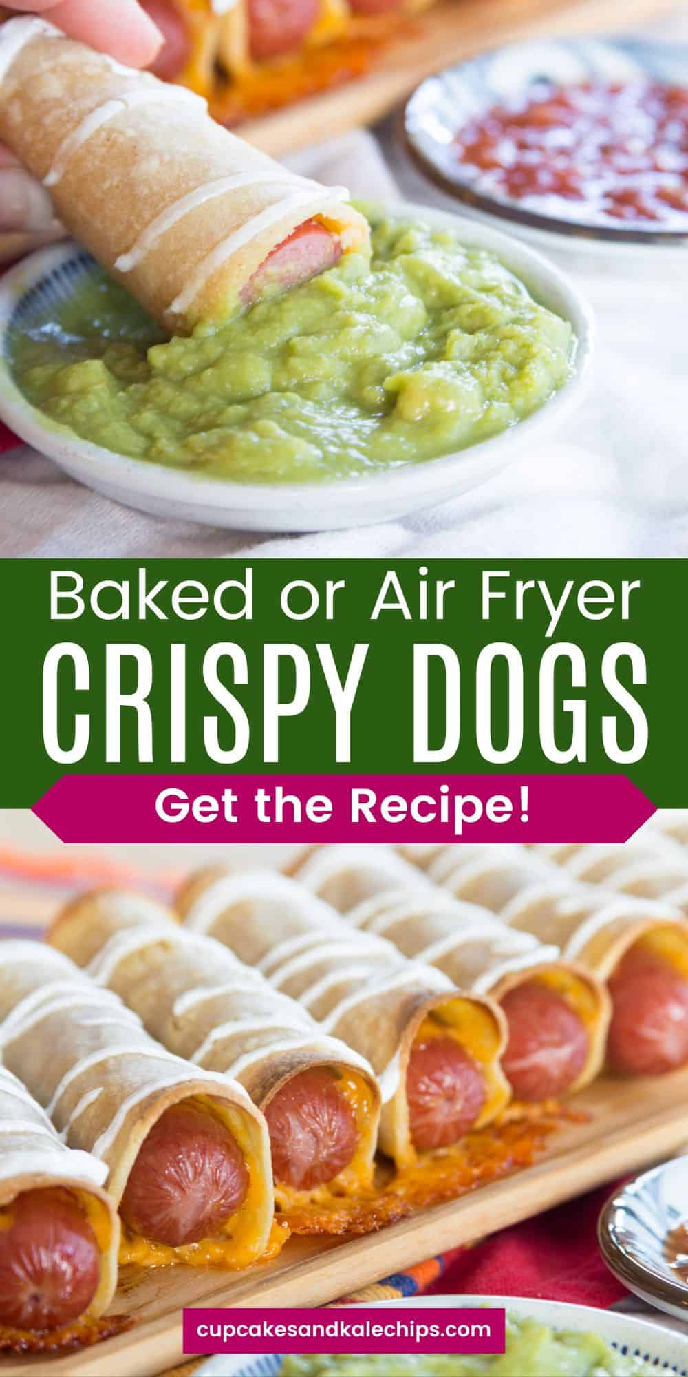 Mexican Hot Dog Taquitos Crispy Dogs! Cupcakes & Kale Chips