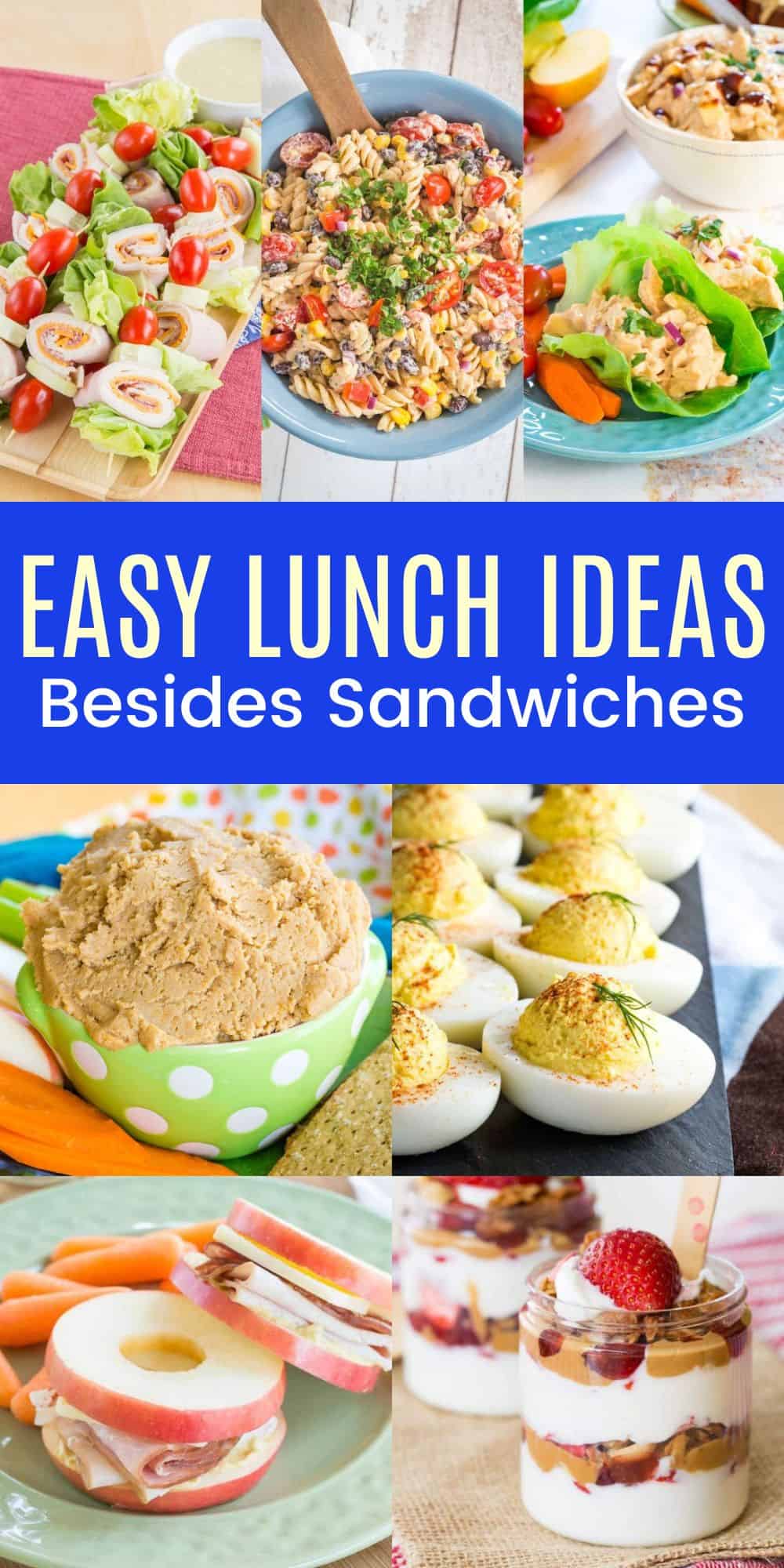 50+ Easy Lunch Ideas - No Sandwiches! | Cupcakes & Kale Chips