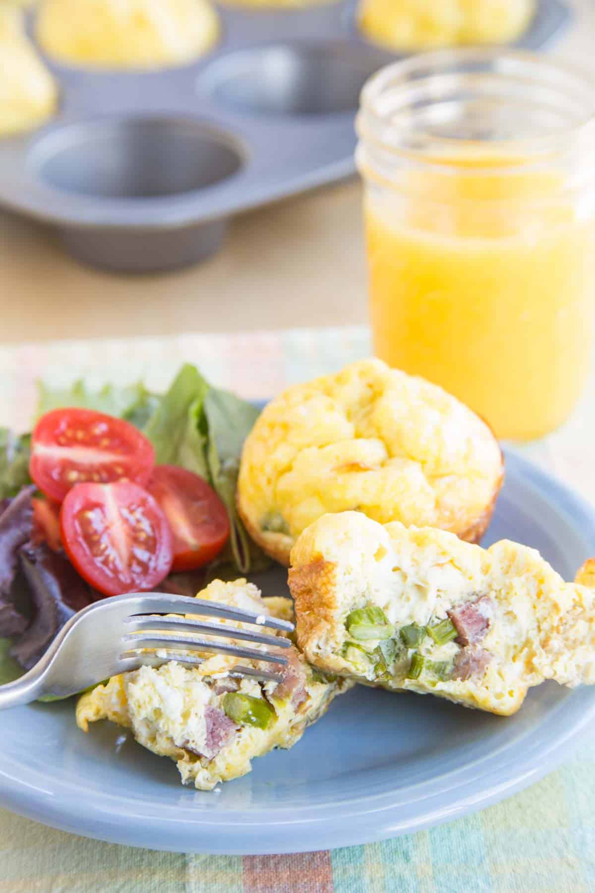 Ham Asparagus Egg Bites-image