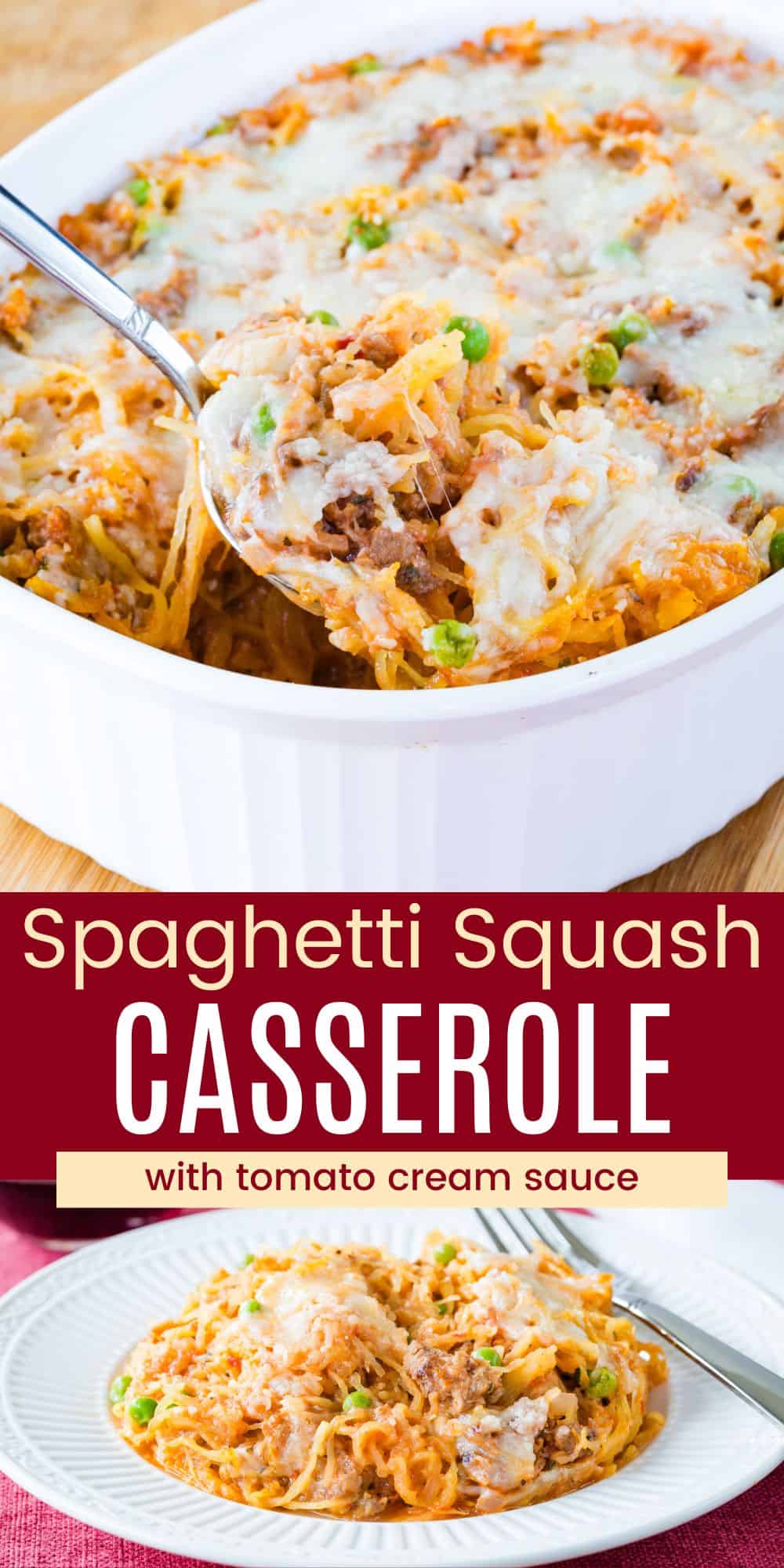 Baked Spaghetti Squash Casserole | Cupcakes & Kale Chips