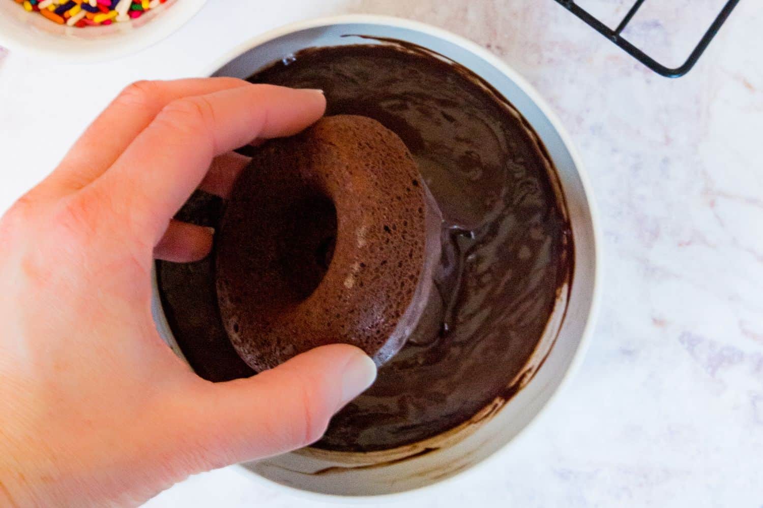 Easy Chocolate Glaze - Glossy Glaze for Donuts, Cakes, and More!