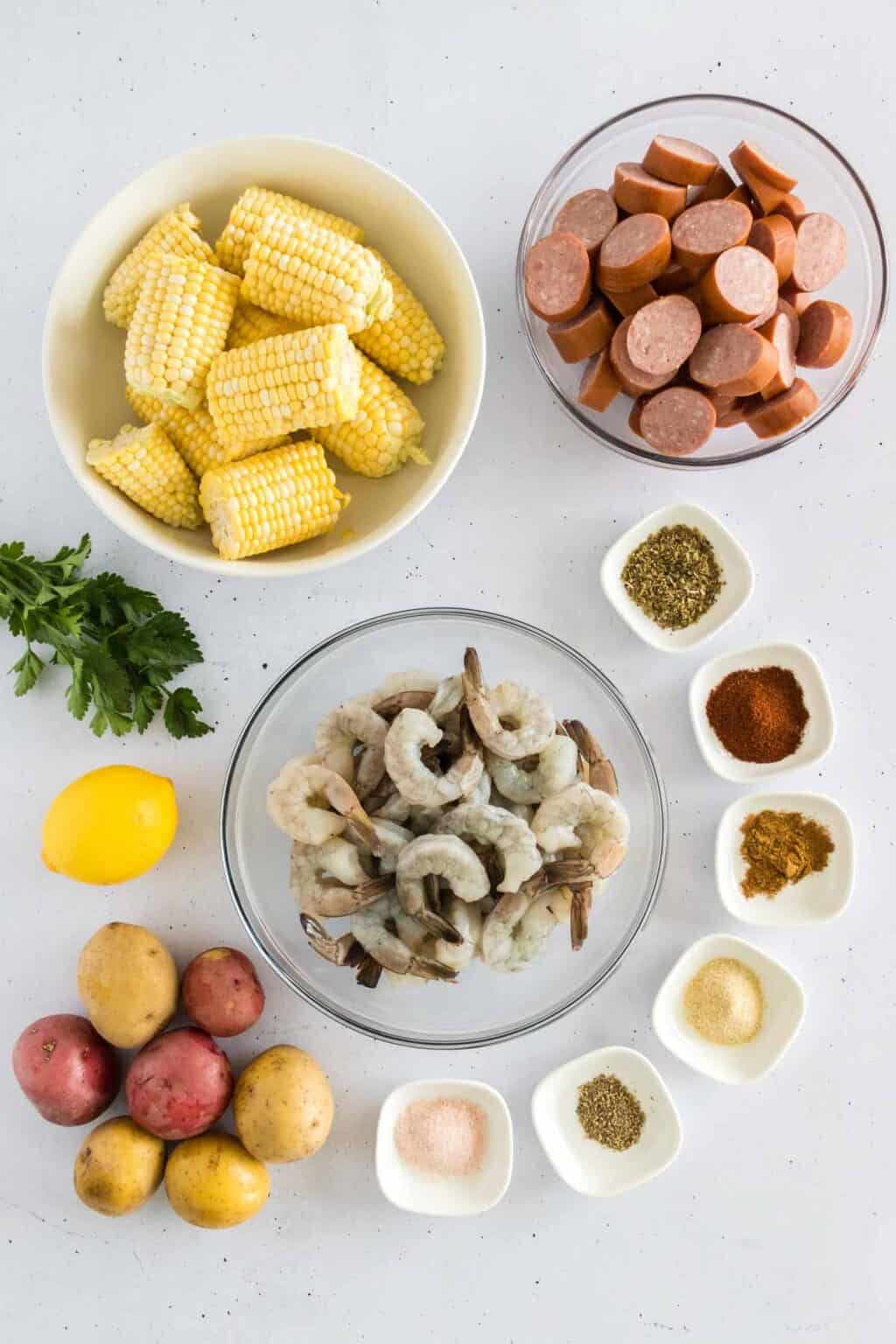 Sheet Pan Shrimp Boil Cupcakes and Kale Chips