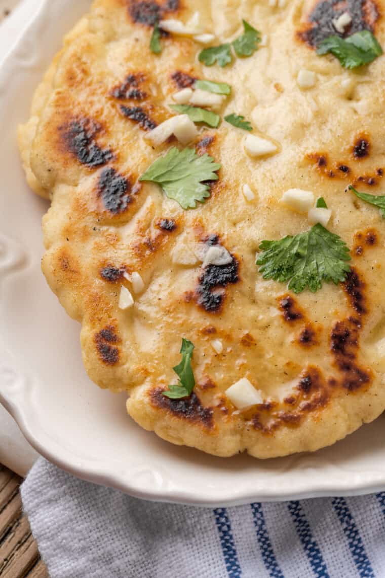 Naan Bread Cupcakes and Kale Chips