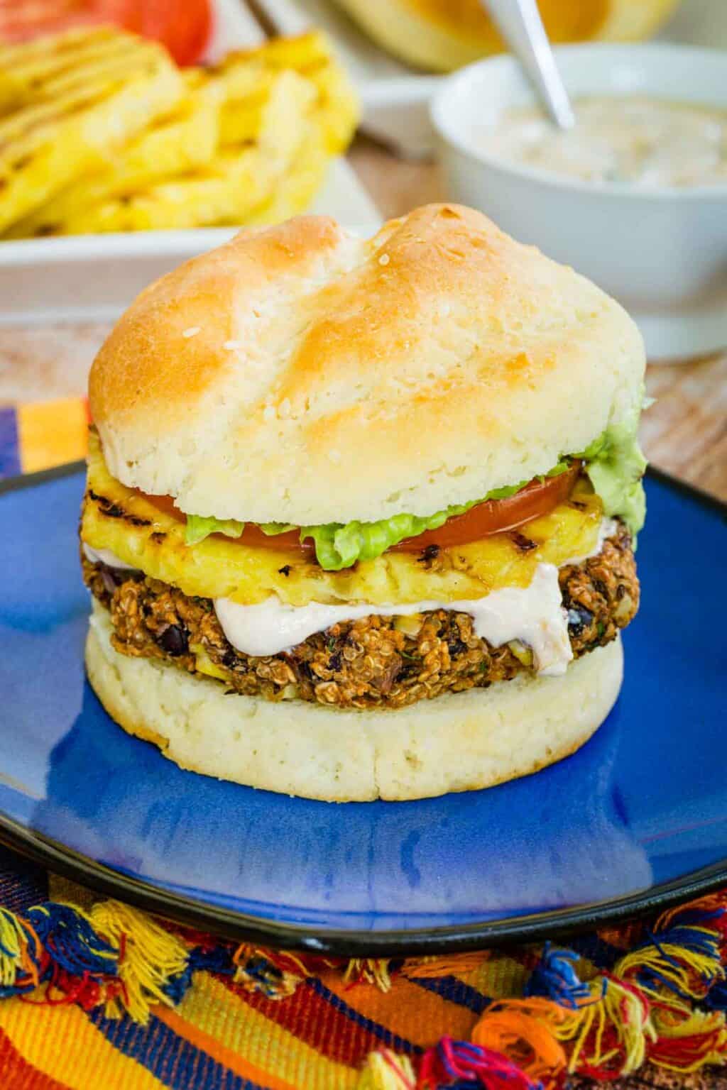 Black Bean Quinoa Burgers Cupcakes and Kale Chips