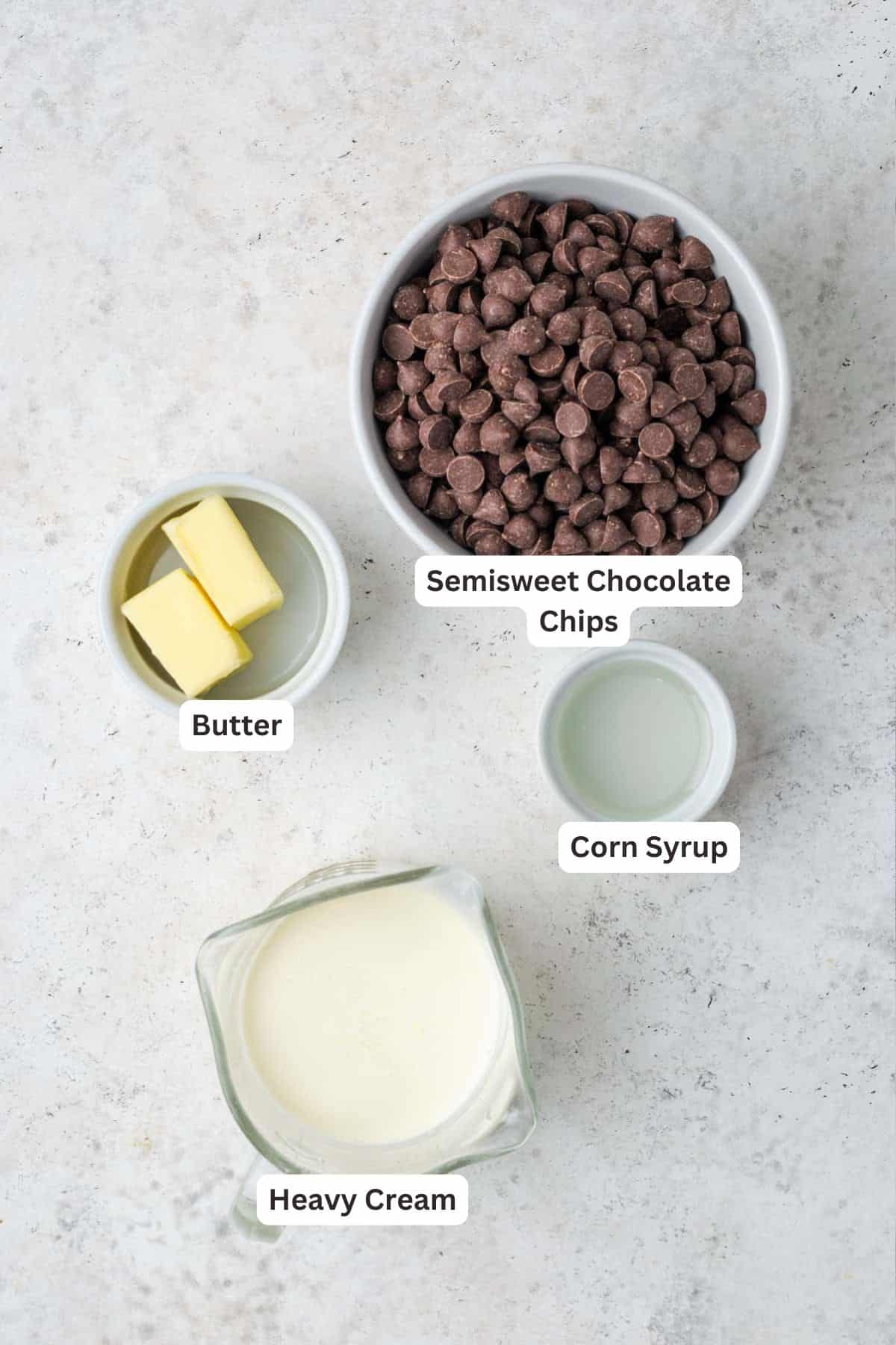 Ingredients for Gluten-Free Bismark Donuts.