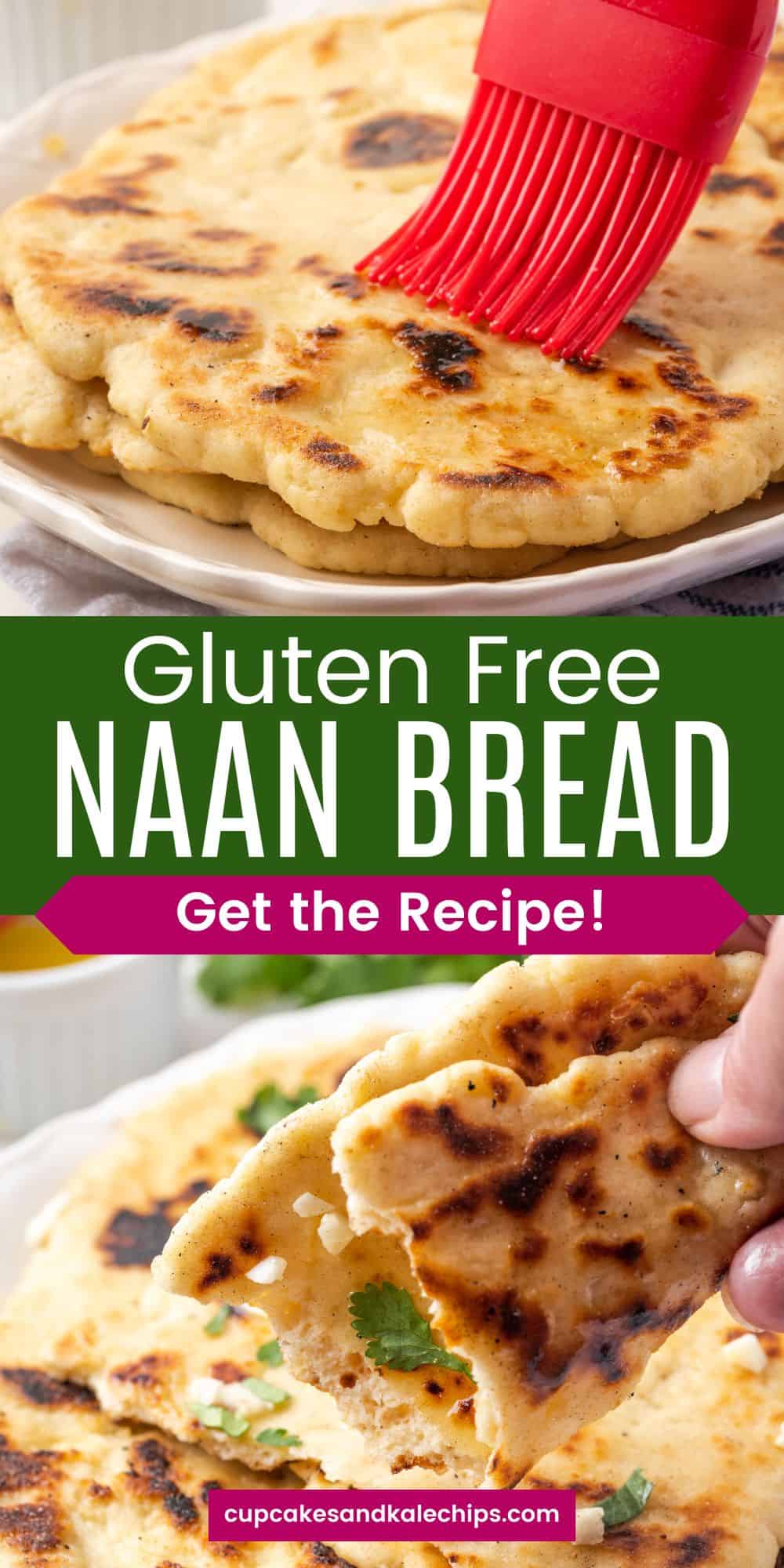 Naan Bread Cupcakes and Kale Chips