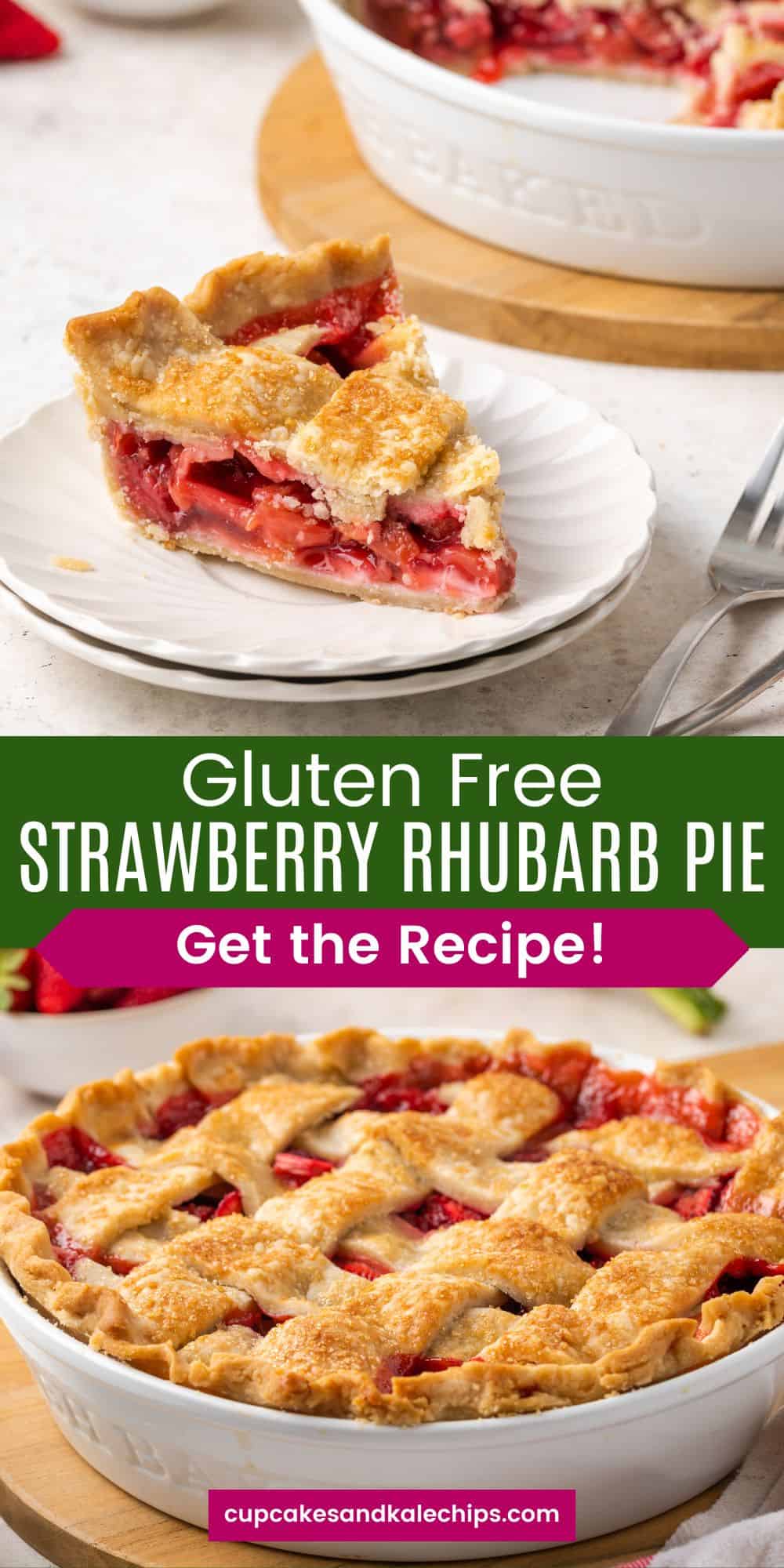 GlutenFree Strawberry Rhubarb Pie Cupcakes and Kale Chips