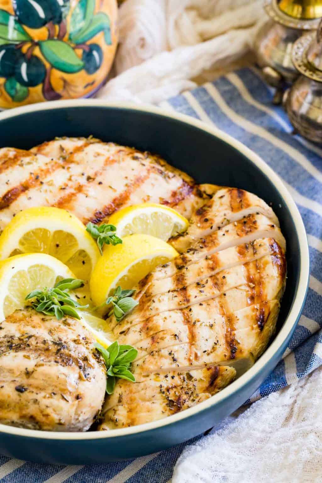 Grilled Greek Chicken Marinade Cupcakes and Kale Chips