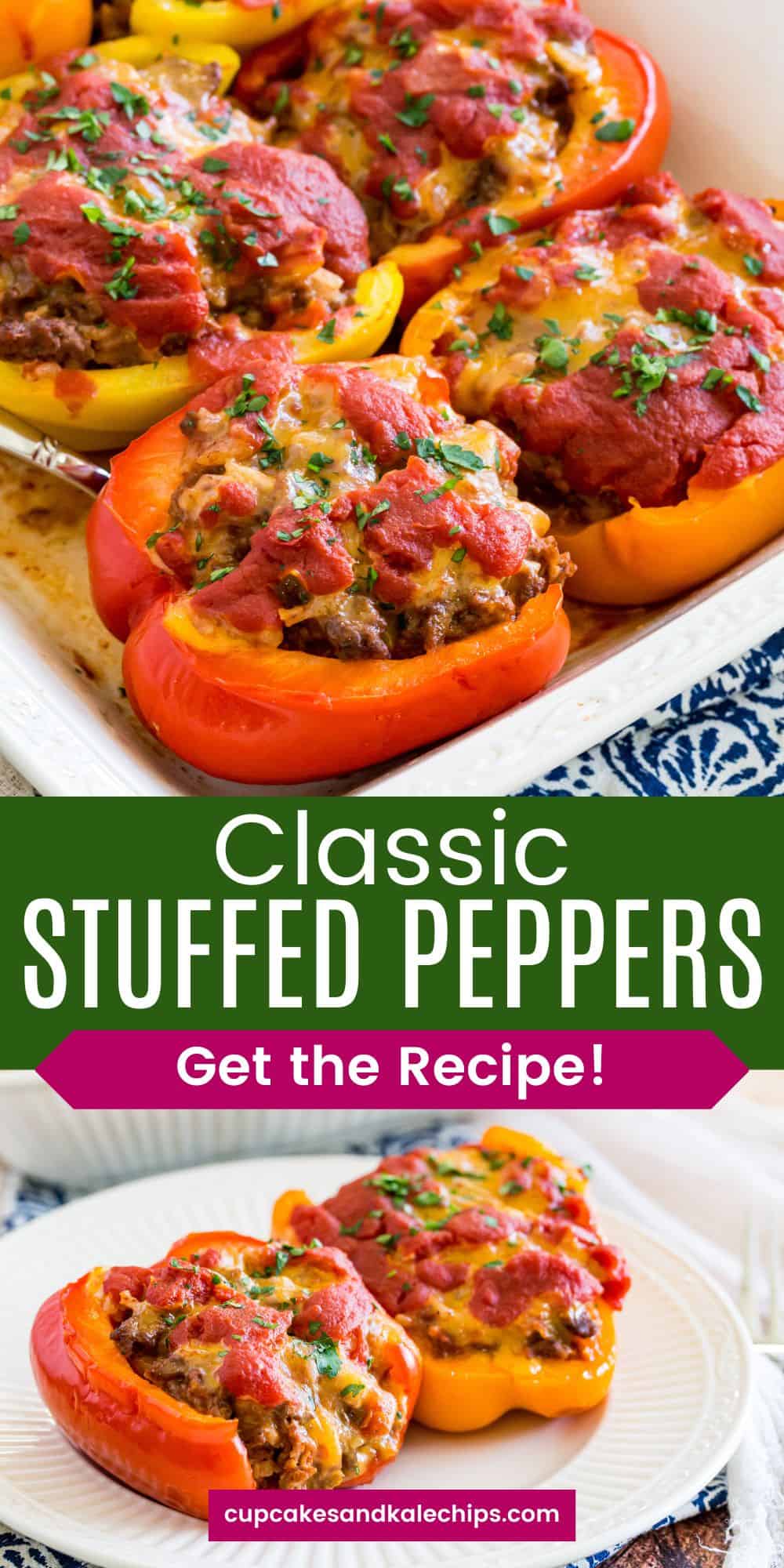 Classic Stuffed Peppers | Cupcakes & Kale Chips