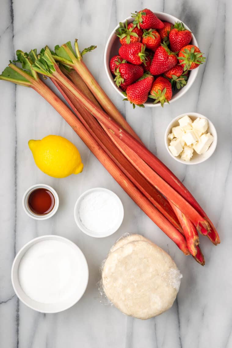 Gluten-Free Strawberry Rhubarb Pie | Cupcakes and Kale Chips