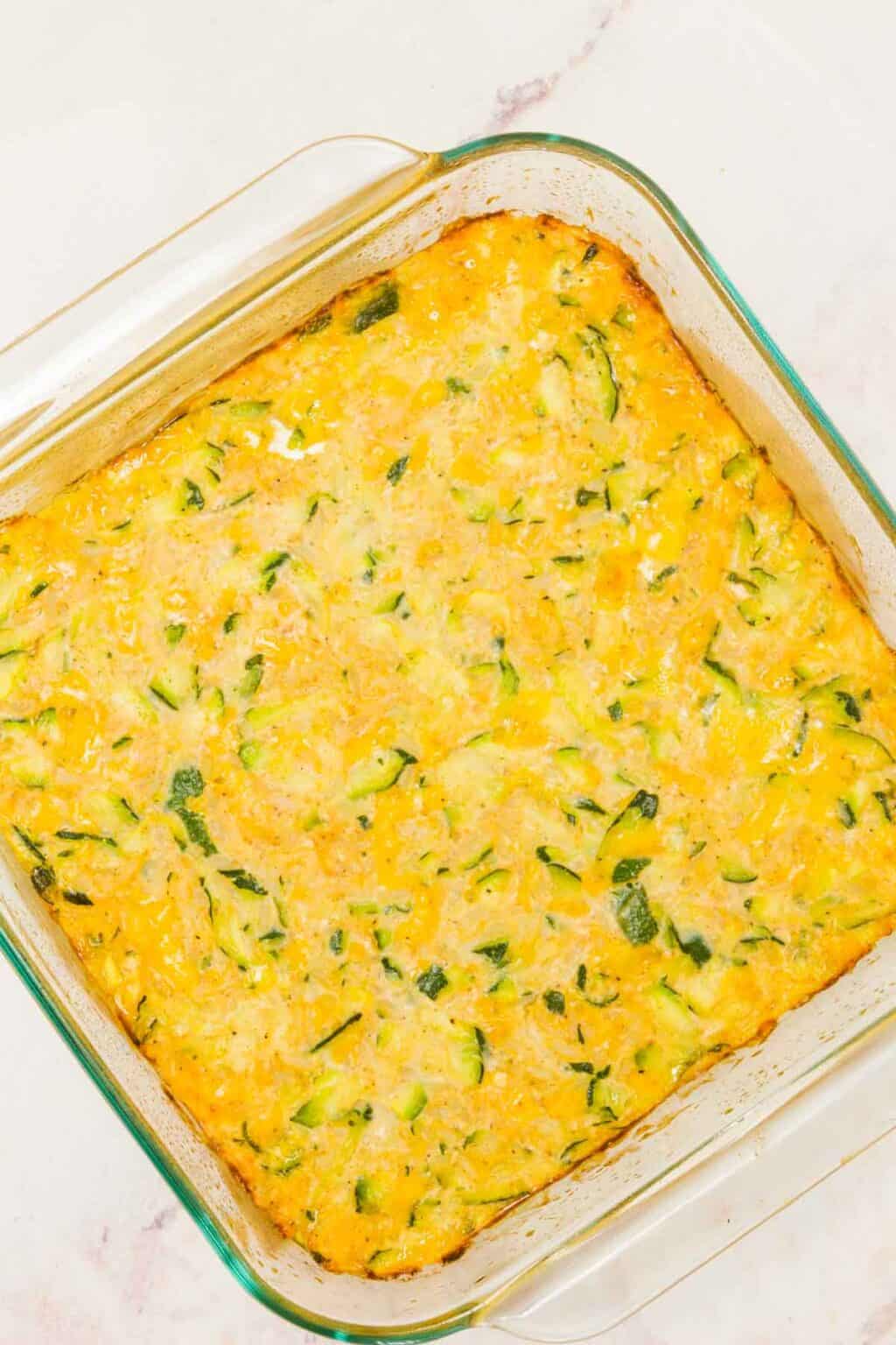 Cheesy Zucchini Casserole with Rice | Cupcakes & Kale Chips