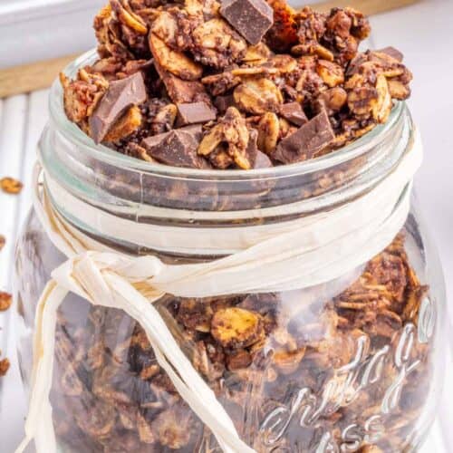 Dark Cocoa Superfood Granola Cupcakes & Kale Chips