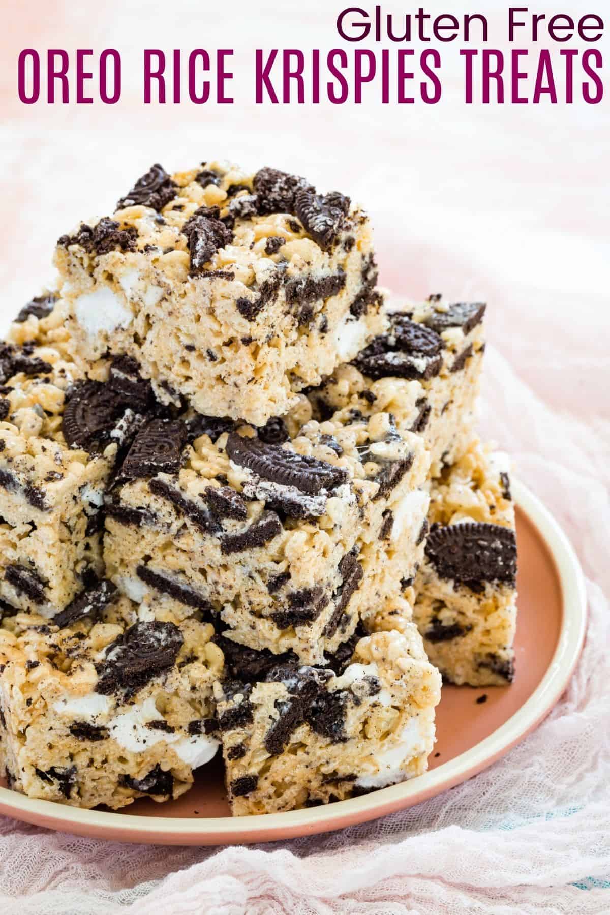Oreo Rice Krispies Treats - Gluten Free! | Cupcakes & Kale Chips