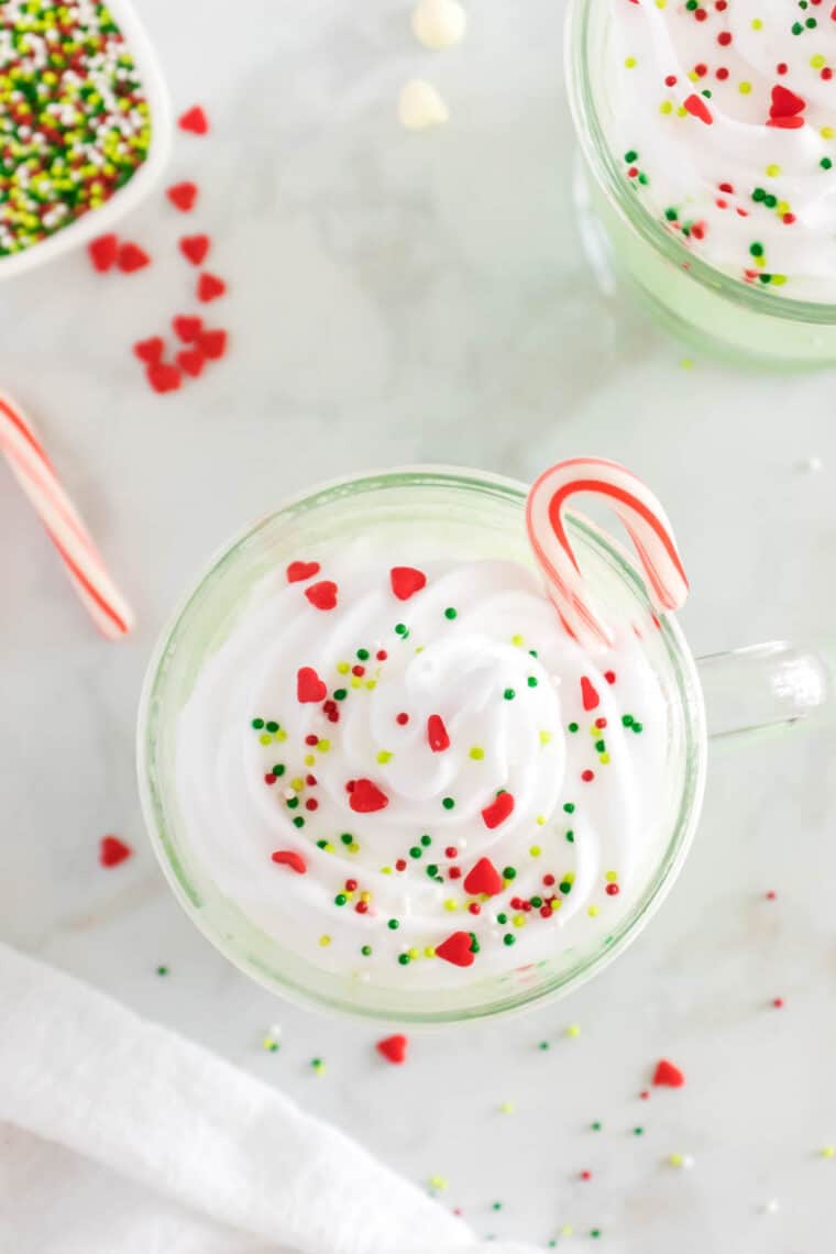 Peppermint Hot Chocolate Cupcakes and Kale Chips