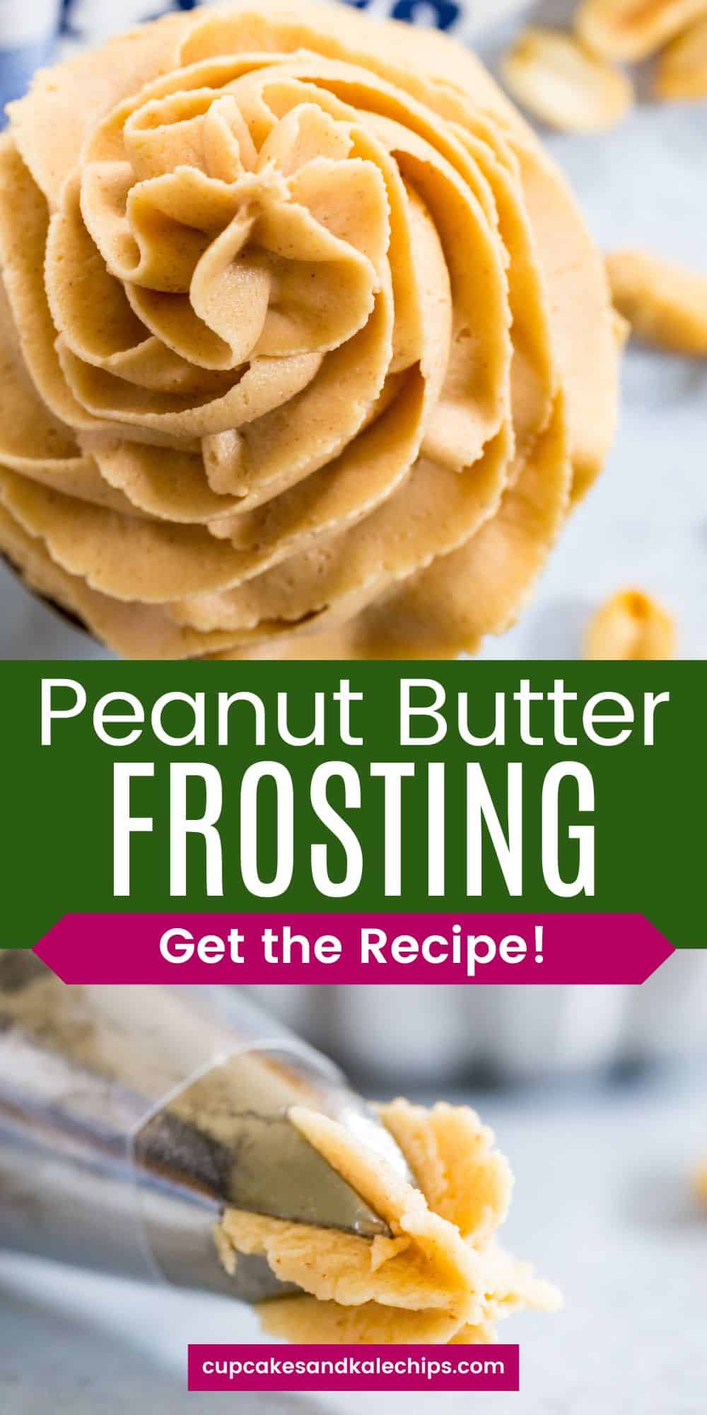 Peanut Butter Frosting Cupcakes And Kale Chips