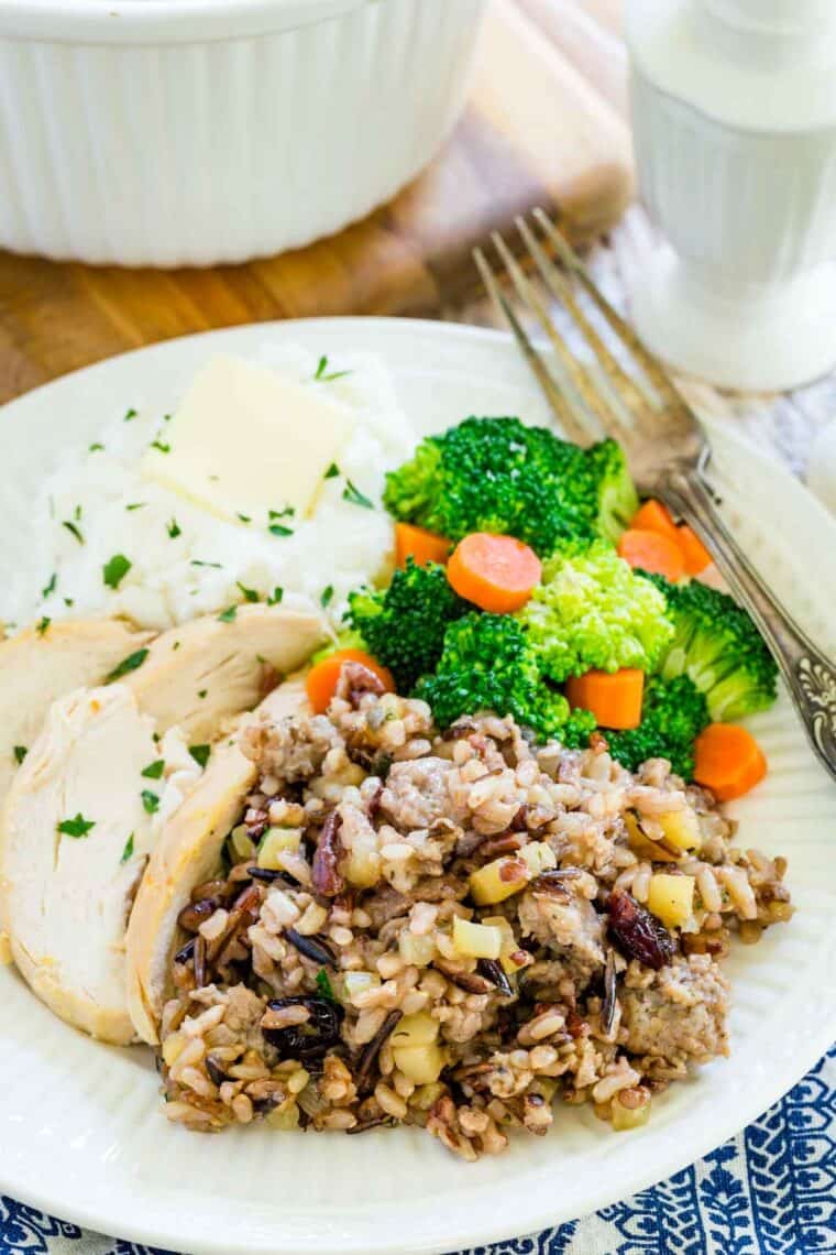 Savory Wild Rice Stuffing Cupcakes & Kale Chips