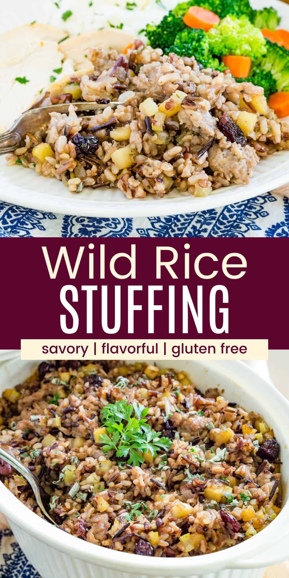 Savory Wild Rice Stuffing | Cupcakes & Kale Chips