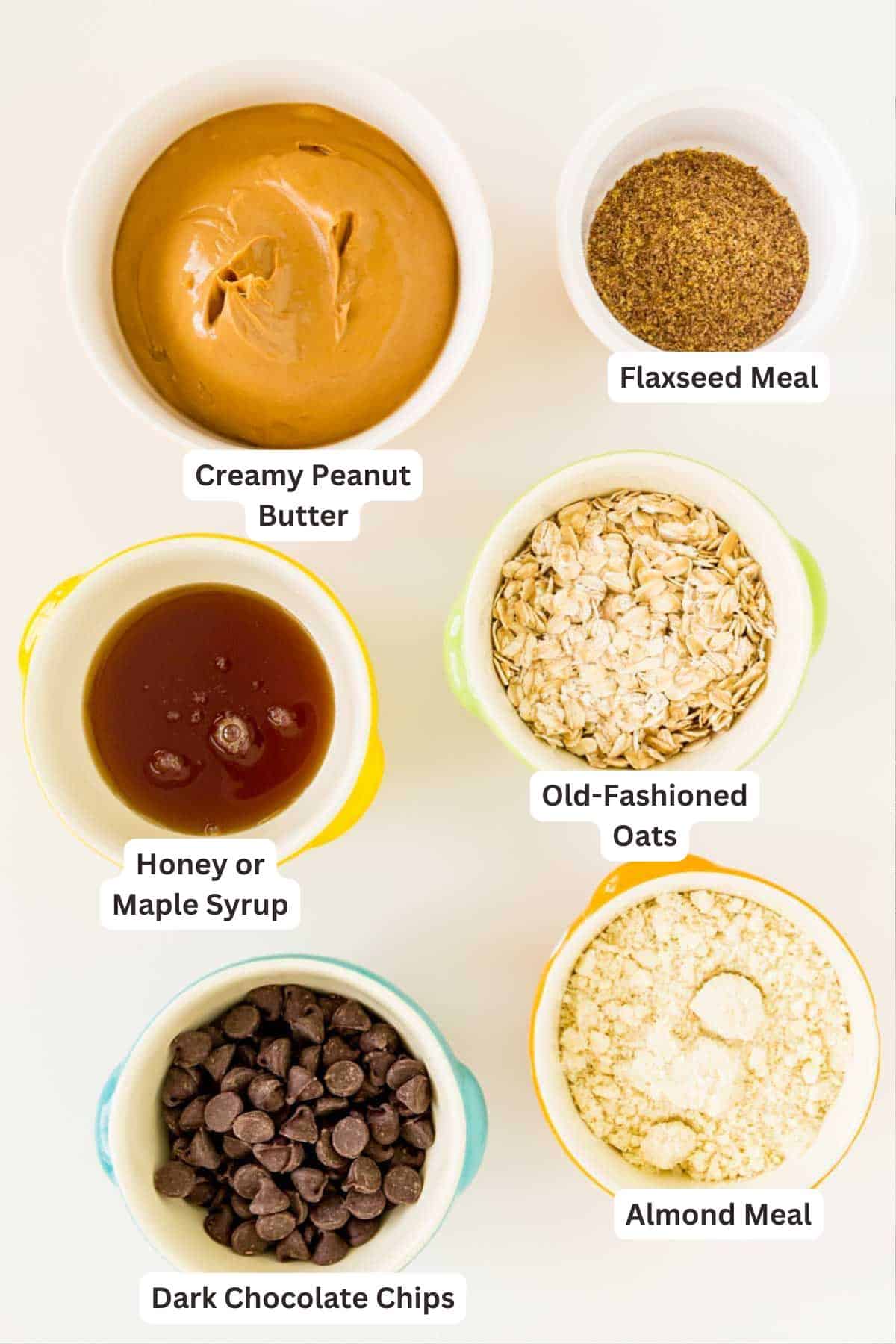 Ingredients for Peanut Butter Buckeyes.