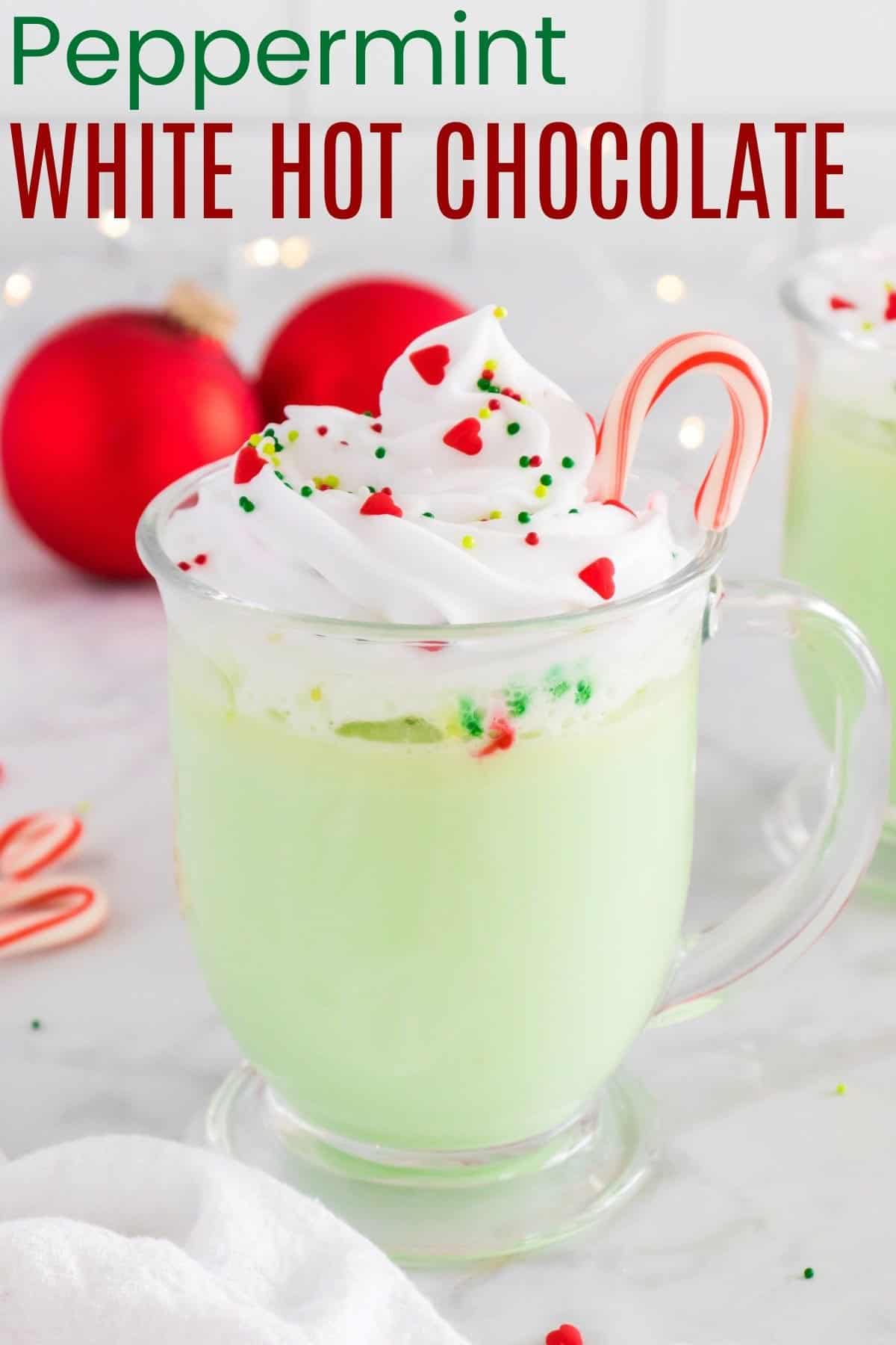 Peppermint Hot Chocolate | Cupcakes and Kale Chips