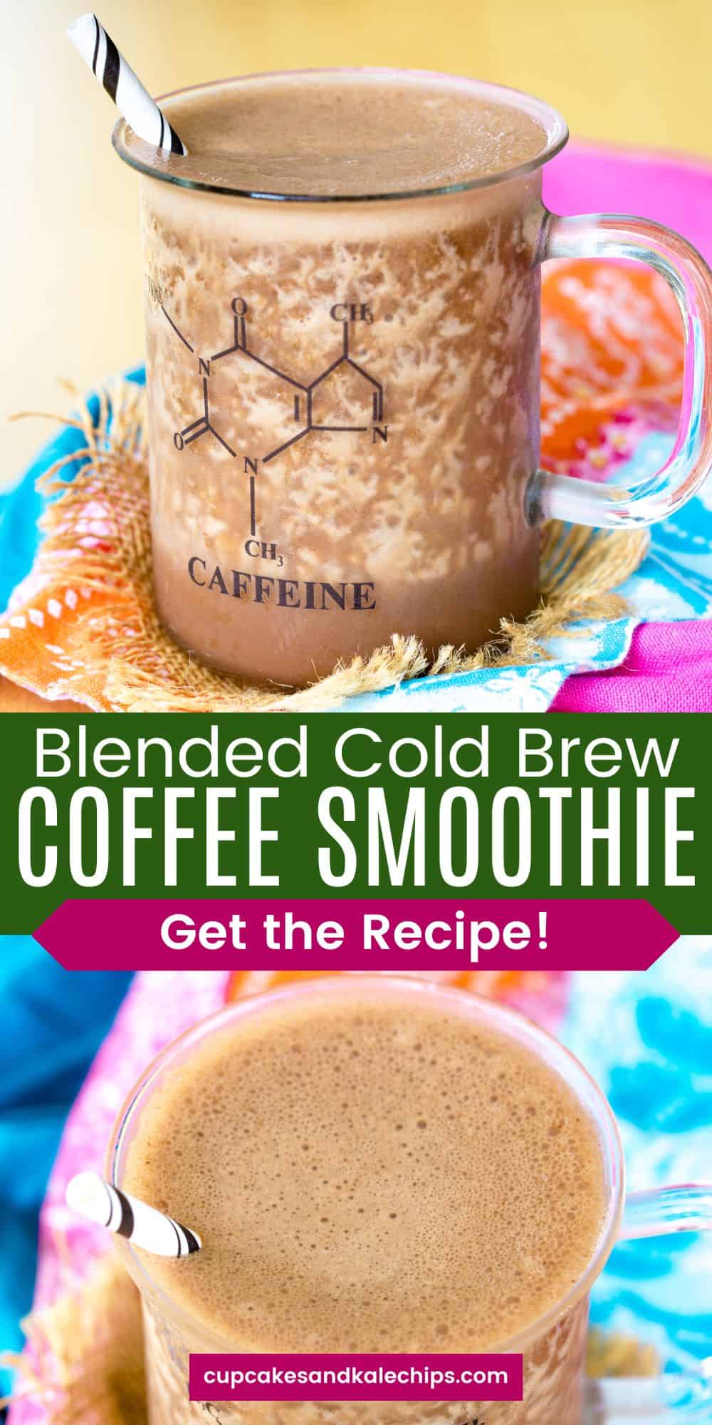 Blended Cold Brew Coffee Smoothie Cupcakes & Kale Chips