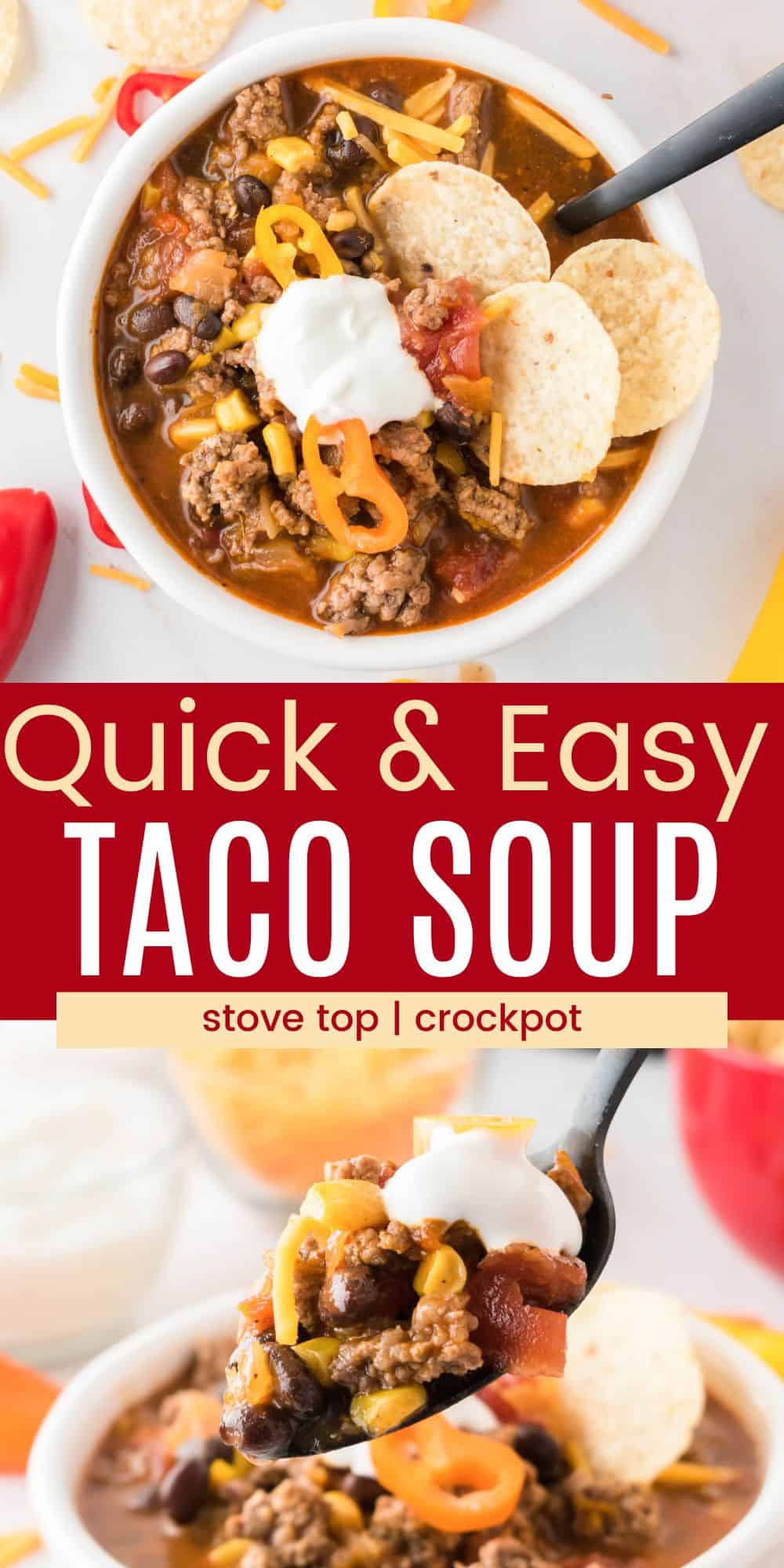 Taco Soup | Cupcakes and Kale Chips