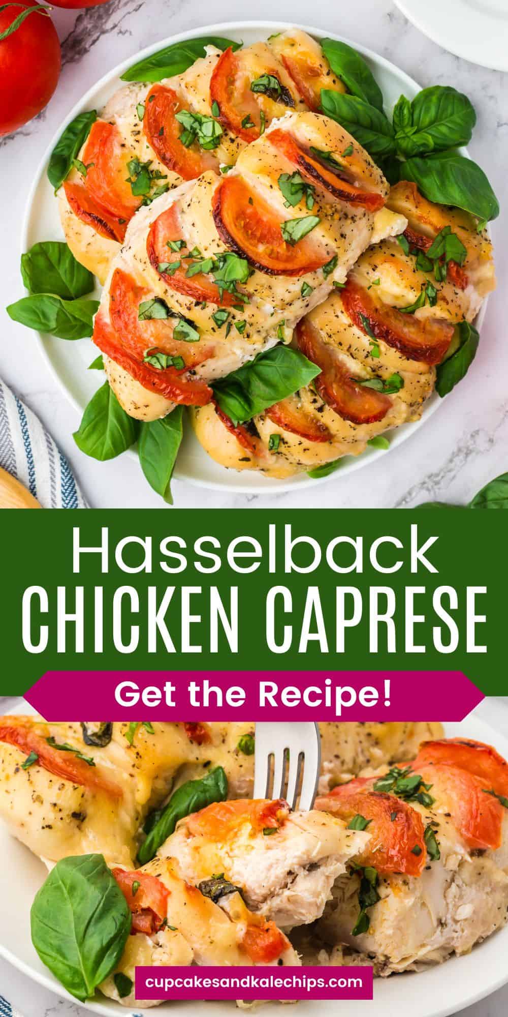 Hasselback Chicken Caprese | Cupcakes & Kale Chips