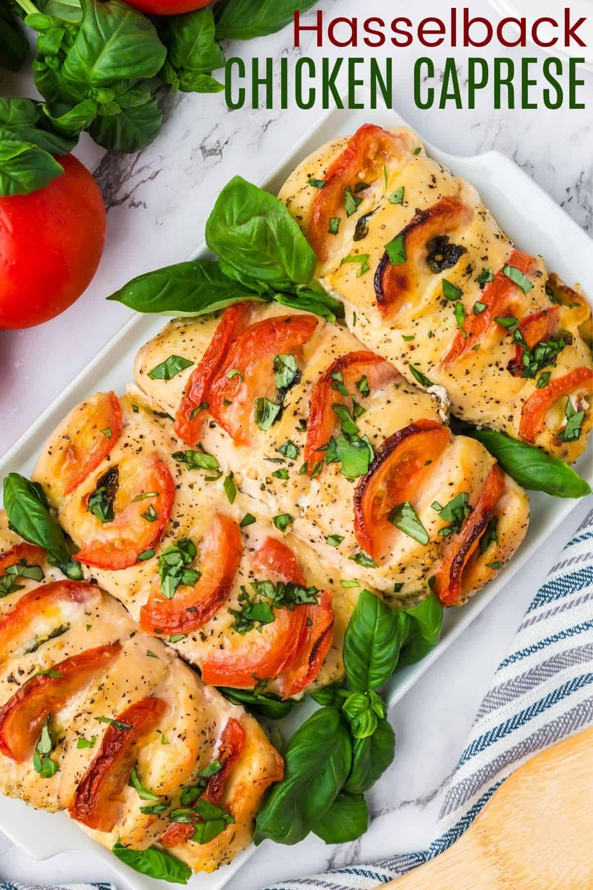 Hasselback Chicken Caprese | Cupcakes & Kale Chips
