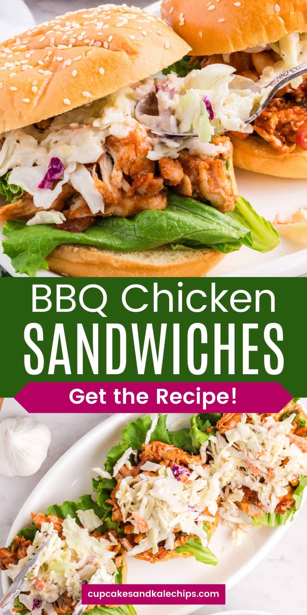 Barbecue Chicken Sandwiches | Cupcakes & Kale Chips