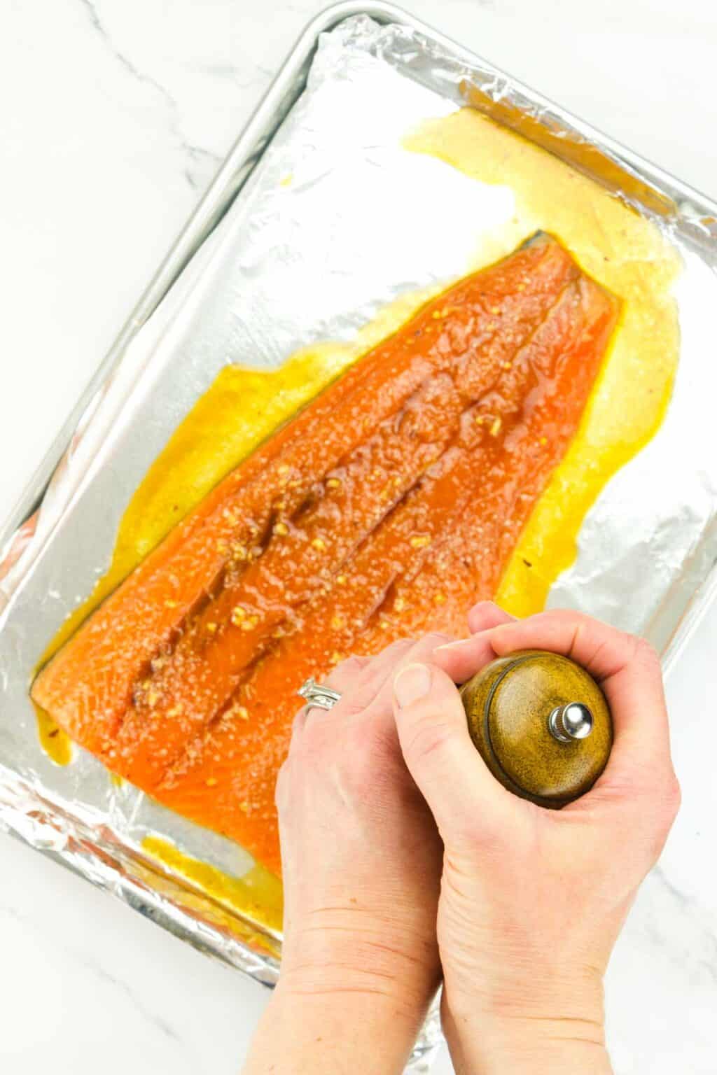 Sesame Maple Glazed Salmon | Cupcakes & Kale Chips