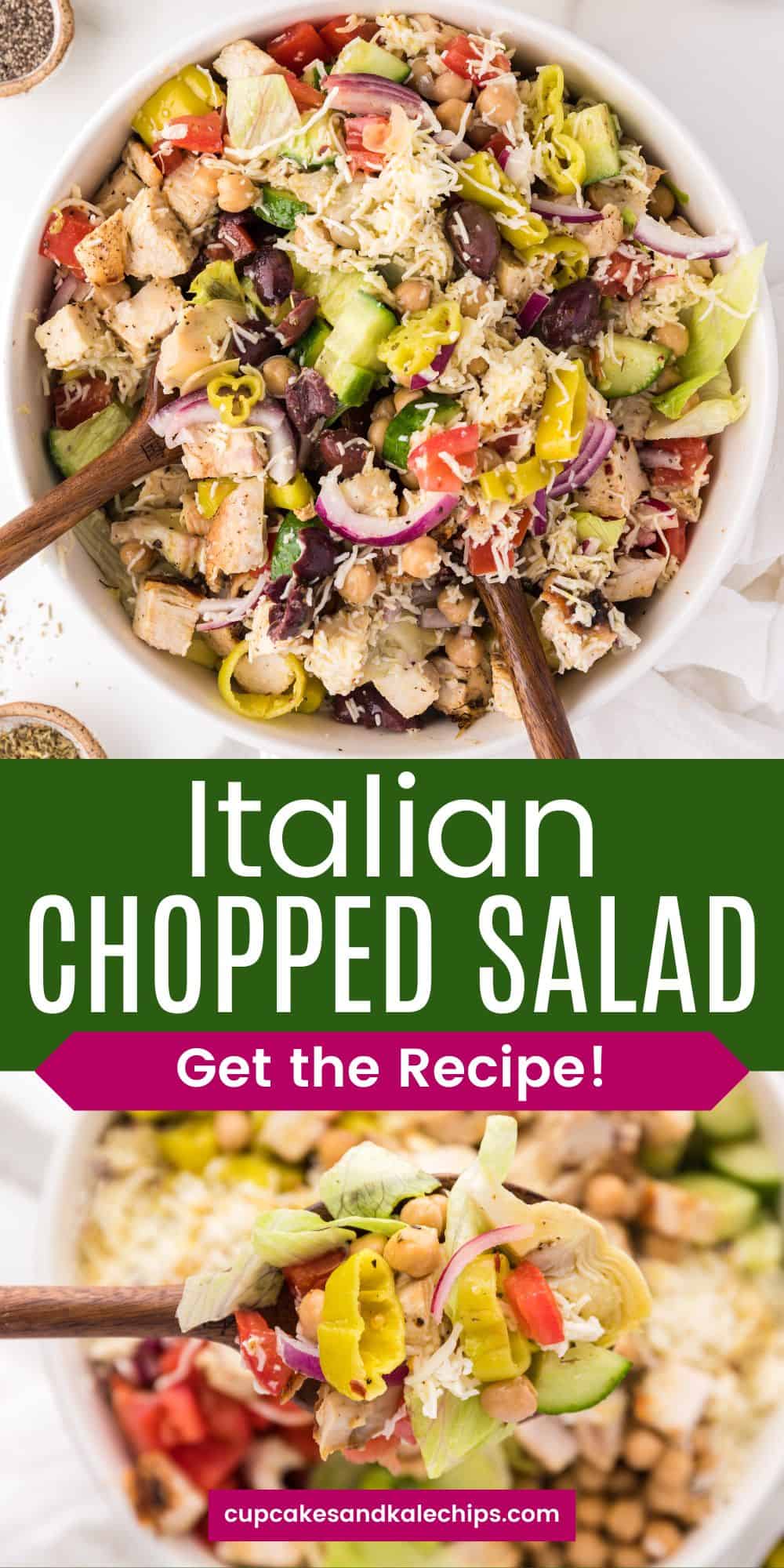 Italian Chopped Salad | Cupcakes & Kale Chips