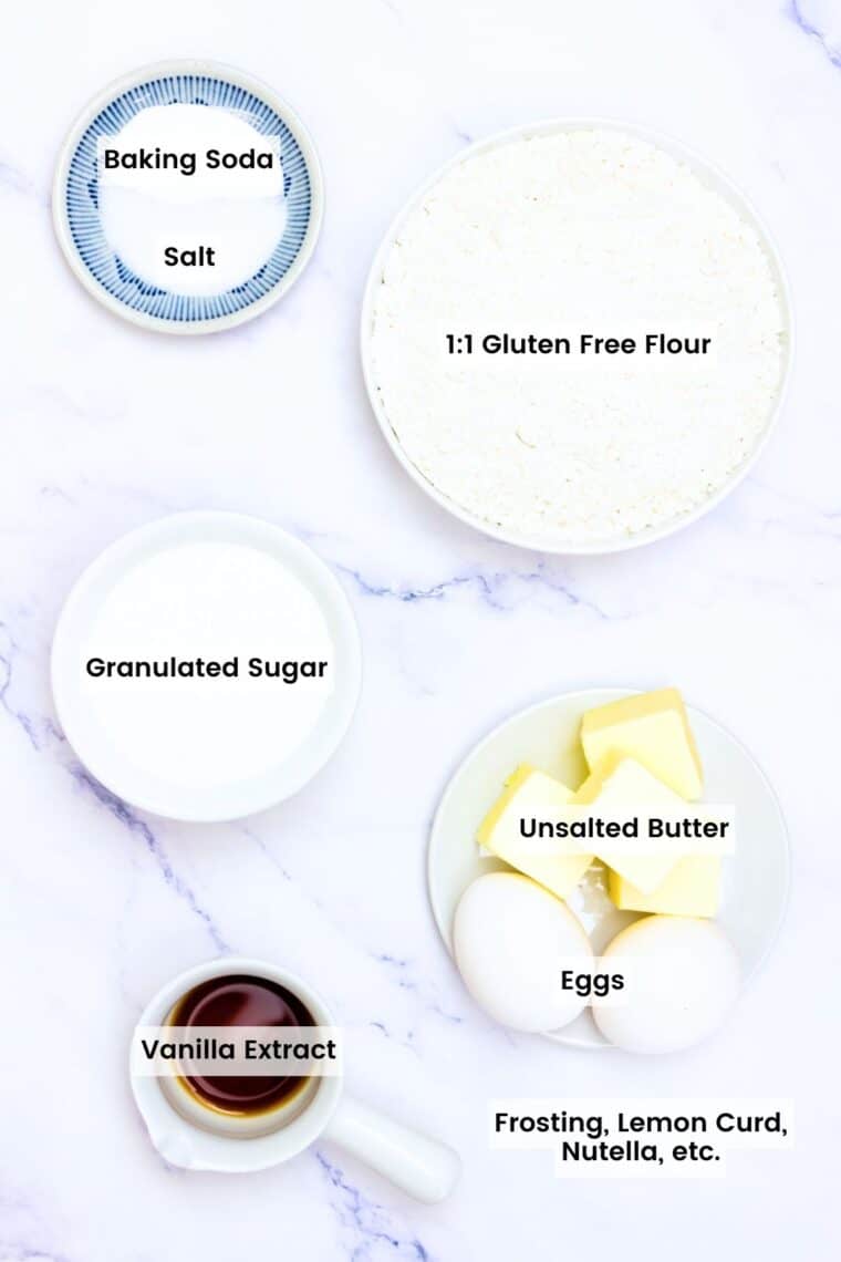 Ingredients for sugar cookie cups are text labeled.