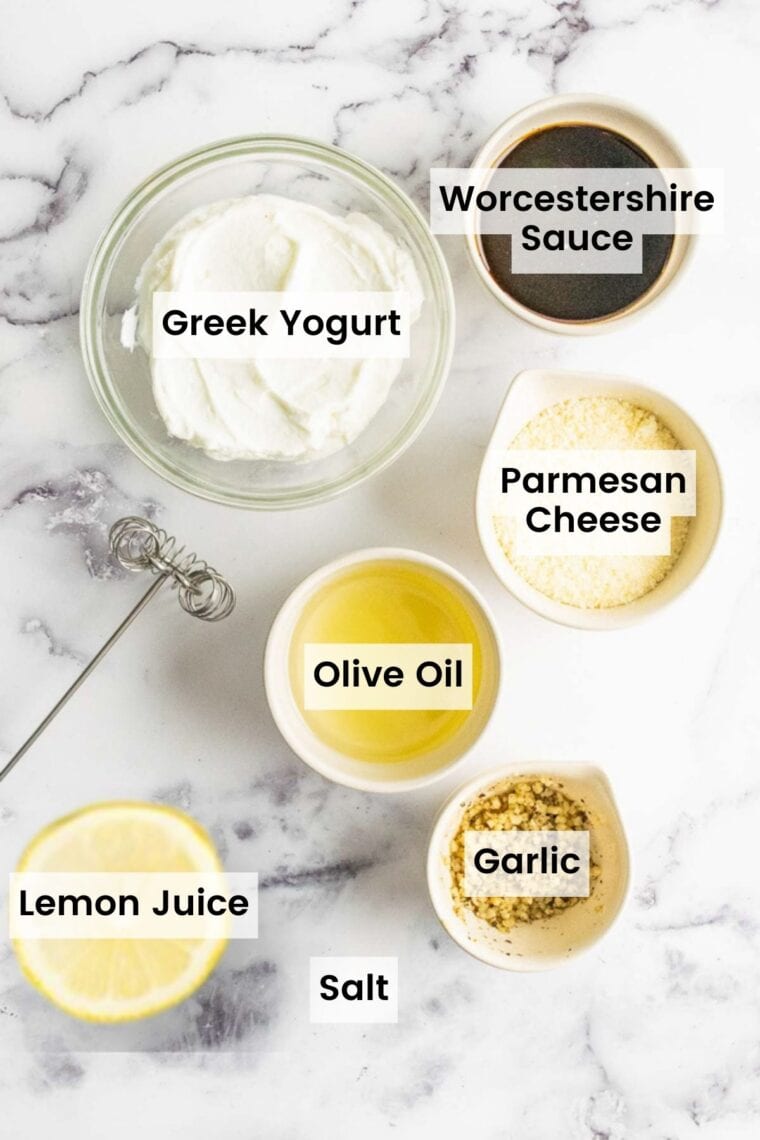 Caesar dressing ingredients are text-labeled.