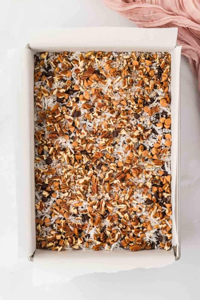 Adding the nuts to 7 layers bars.