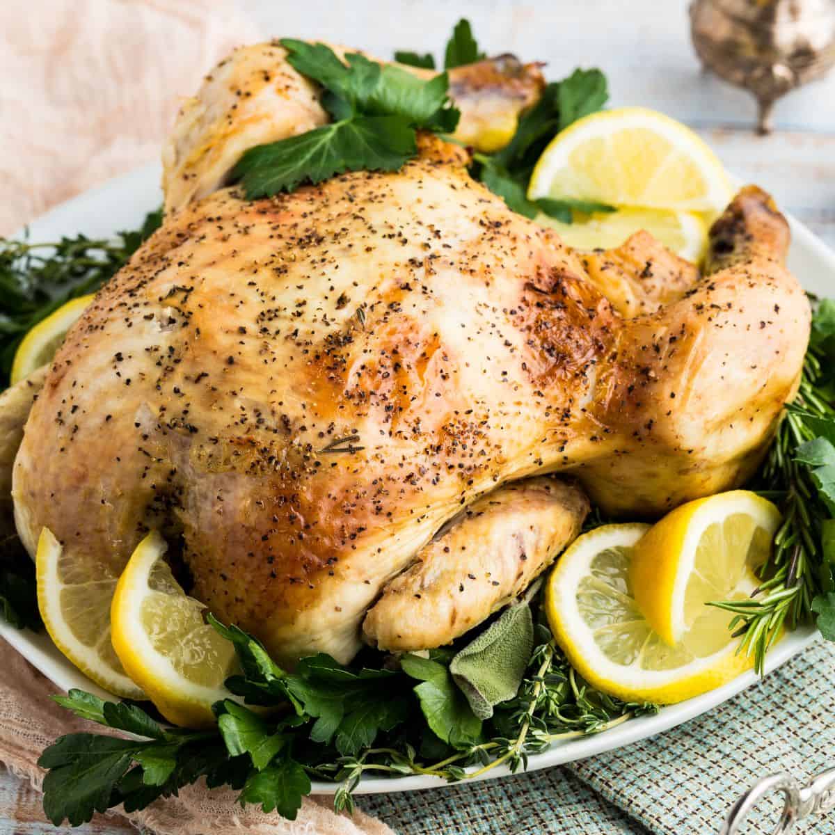 Featured image for lemon roast chicken.