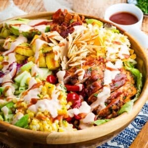 Featured image for BBQ chicken salad.