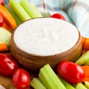 Featured image for Greek yogurt ranch dip recipe.