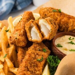 Landscape image for gluten free fish sticks.
