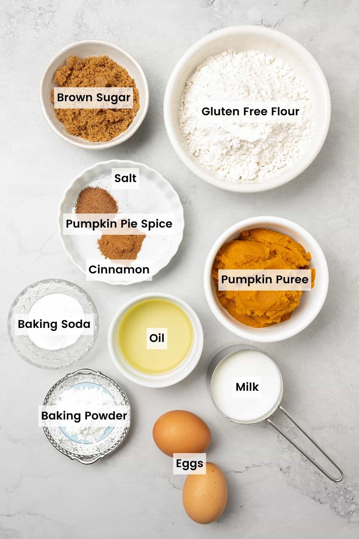 These fluffy gluten free pumpkin cupcakes with cream cheese frosting are super moist, tender, and bursting with warm pumpkin and spice!