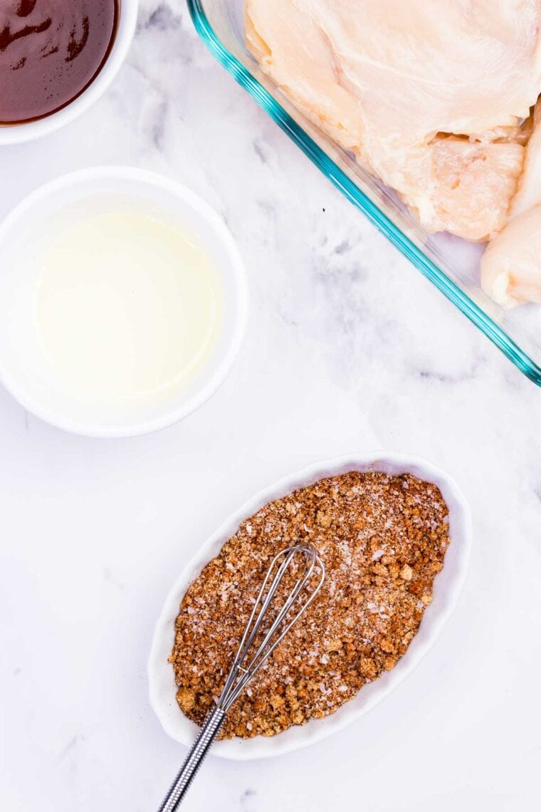 Seasoning mix for air fryer chicken.