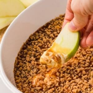 Featured image for caramel apple dip.