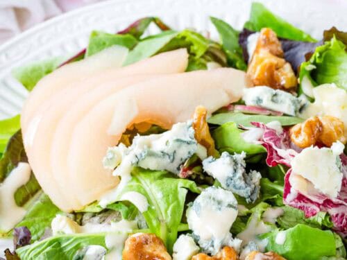 Poached Pear Salad