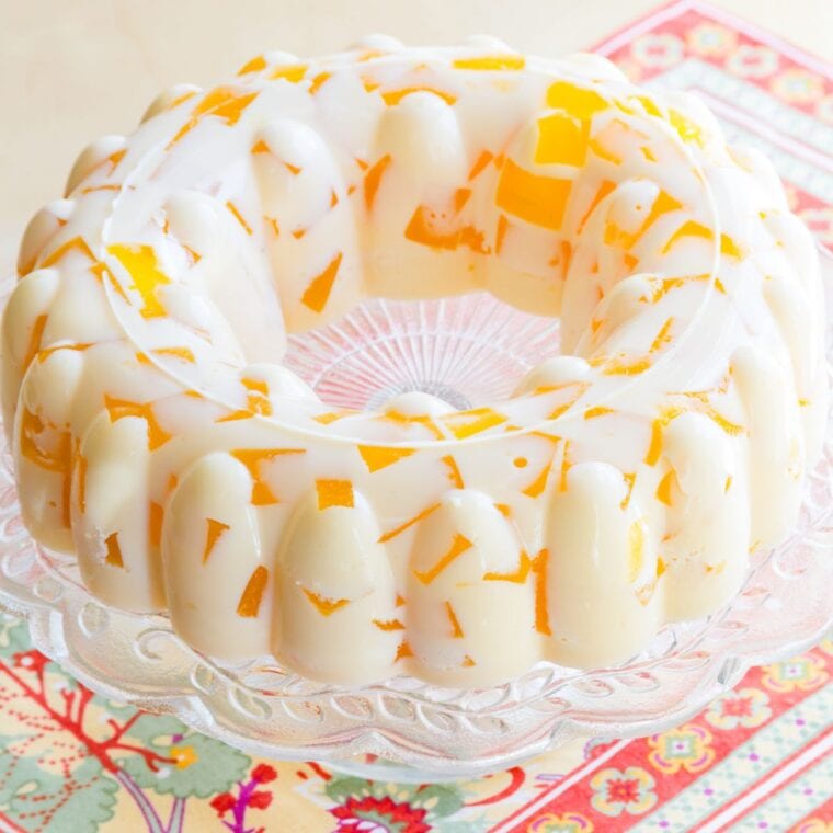 Featured image for creamsicle jello mold.