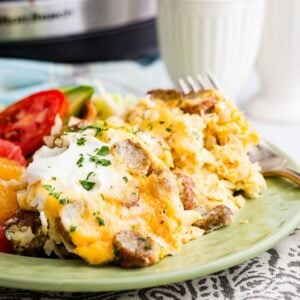 Featured image for cauliflower hash brown casserole recipe.