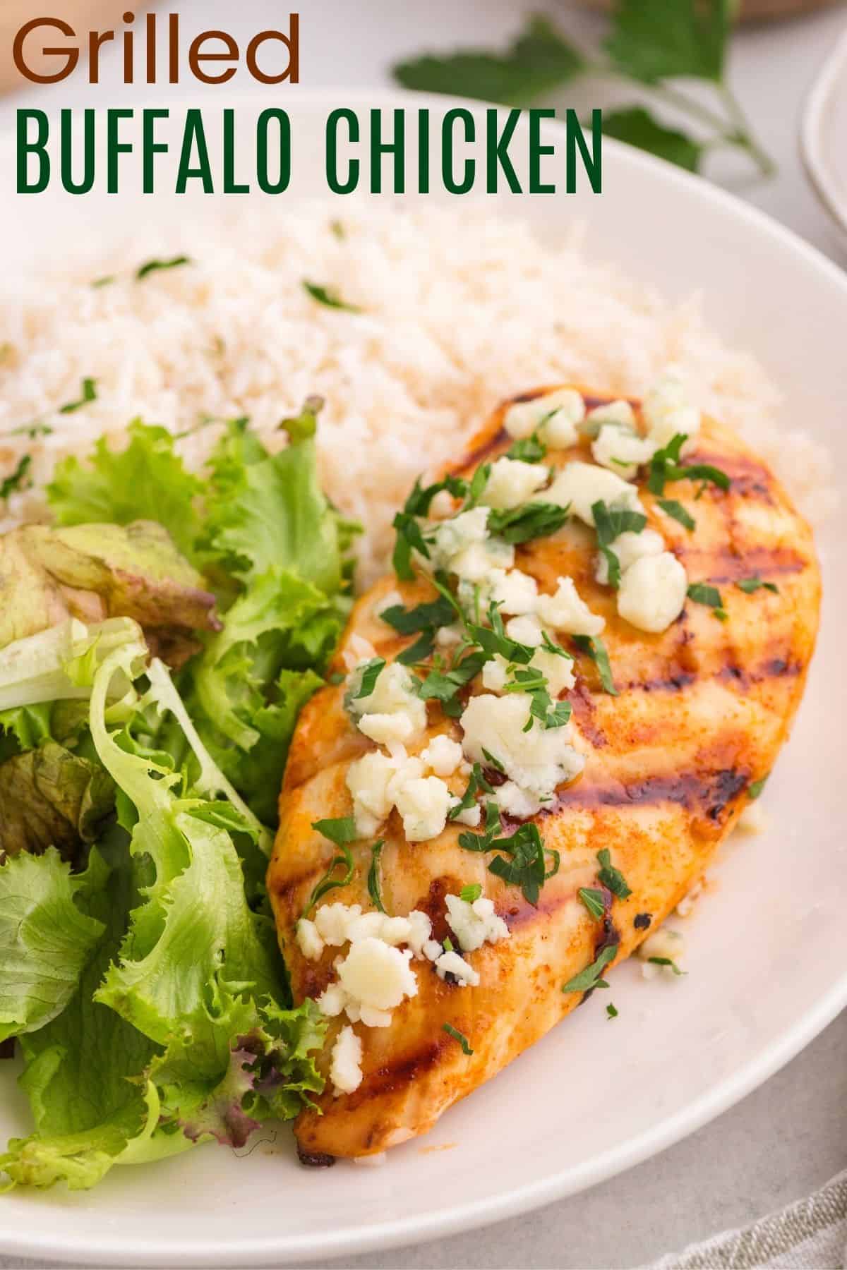 Easy Grilled Buffalo Chicken l Cupcakes & Kale Chips